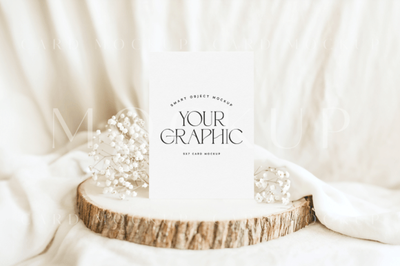 Download Boho 5x7 Invitation Card Mockup Greeting - Premium Resources
